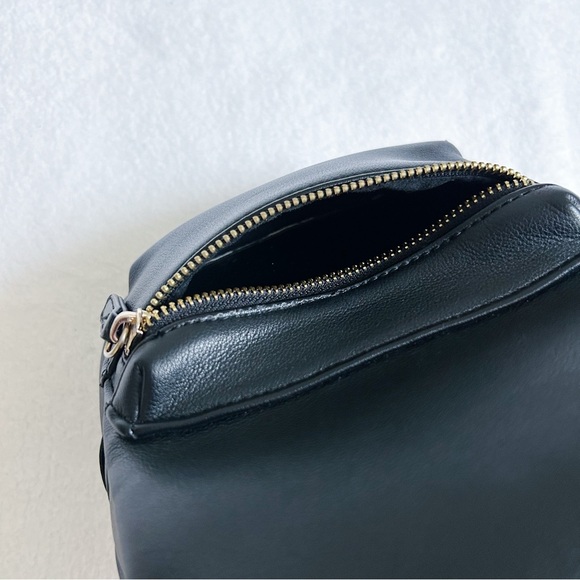 Forever 21 Mini faux Leather Backpack Purse Black - Picture 5 of 14